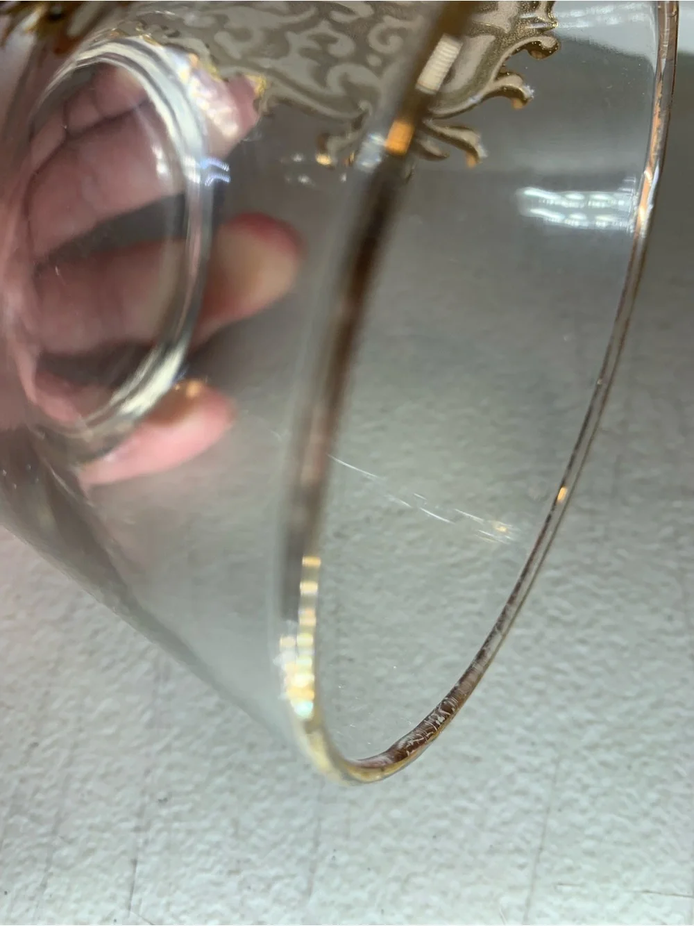 Vintage Libby’s “Opera” Gold Cocktail Glasses Set of 4.                3612